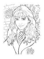 coloriage hermione granger